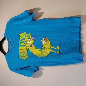 Blue Nickelodeon Catdog Graphic Tee - S